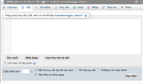 10 lệnh SQL trong phpMyAdmin WordPress cơ bản